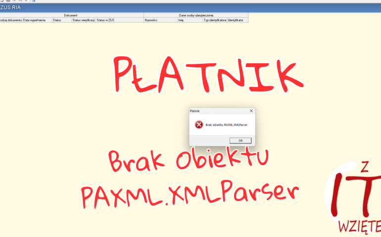 błądlatnika kxmlparser p